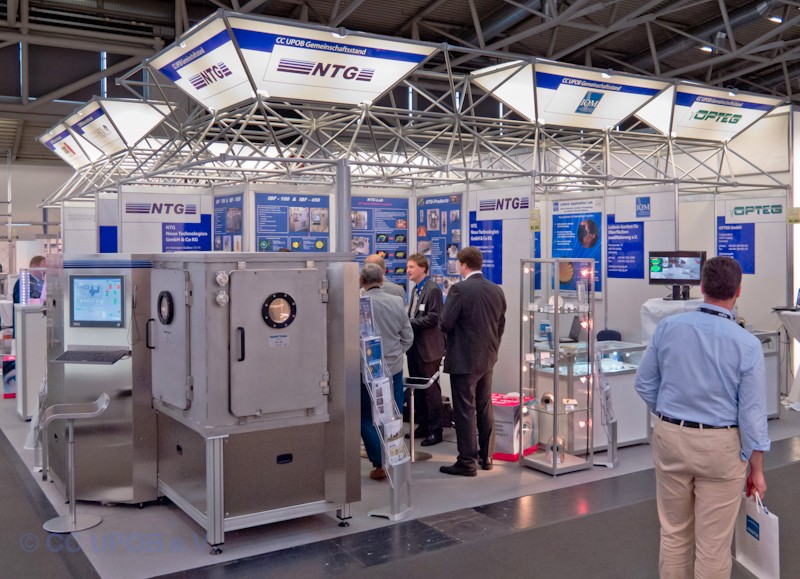Messeauftritt des CC UPOB e.V. auf der Laser 2013 in München (Bild: CC UPOB e.V.)