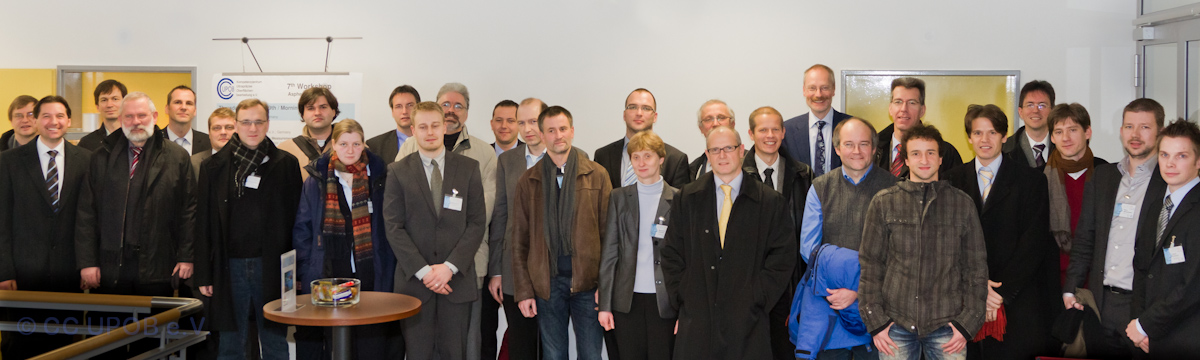 Die Teilnehmer des CC    uPOB e.V. Workshops Asphärenmesstechnik (Bild: CC UPOB e.V.)